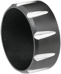 BASSANI XHAUST 3" FIREPOWER SERIES SLIP-ON MUFFLERS FOR HARLEY-DAVIDSON  Black/Natural Firepower Series End Cap