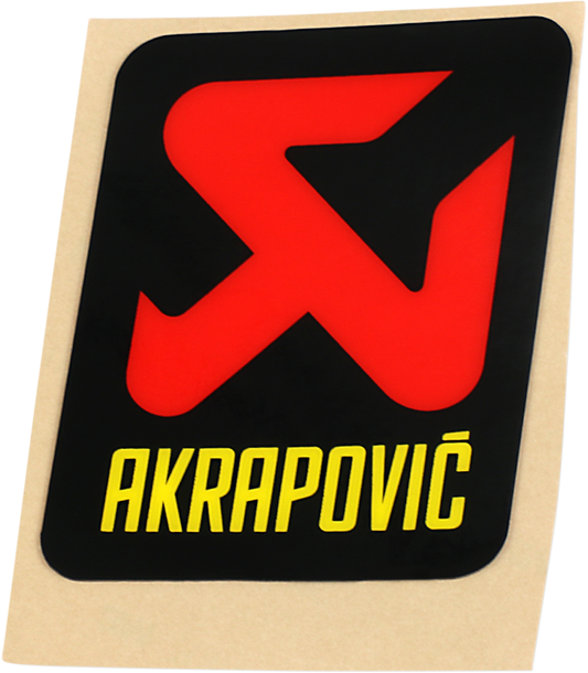 Akrapovic P-VST4PO Replacement Exhaust Sticker 66 X 70 mm