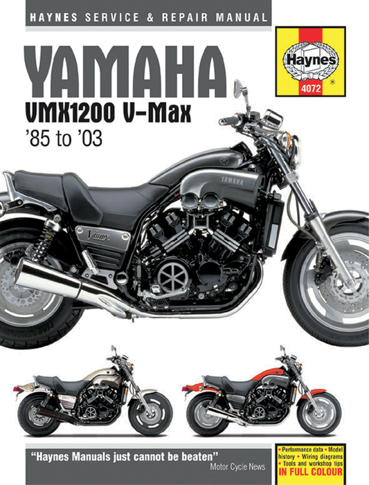 HAYNES MOTORCYCLE REPAIR MANUALS MANUAL HAY V-MAX