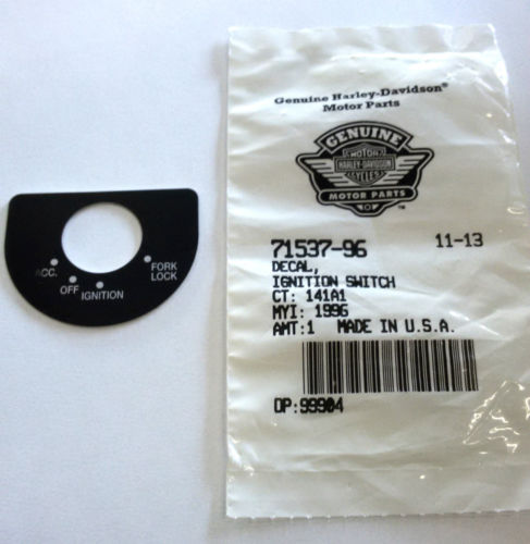Pegatina Llave Contacto Harley-Davidson® Touring 71537-96 Ignition Switch Decal