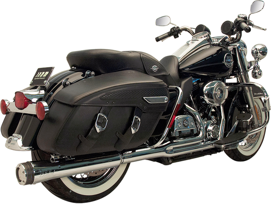 SUPERTRAPP FATSHOT 2-INTO-1 EXHAUST SYSTEMS FOR HARLEY-DAVIDSON 2010 - 2013 Chrome Fat Shot 2-Into-1 Exhaust System