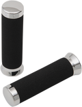 PARTS UNLIMITED CRUISER GRIPS CHROME FOAM 1" 130MM