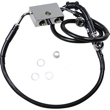 EXTENDED LENGTH STAINLESS STEEL BRAKE LINE KITS FOR HARLEY-DAVIDSON