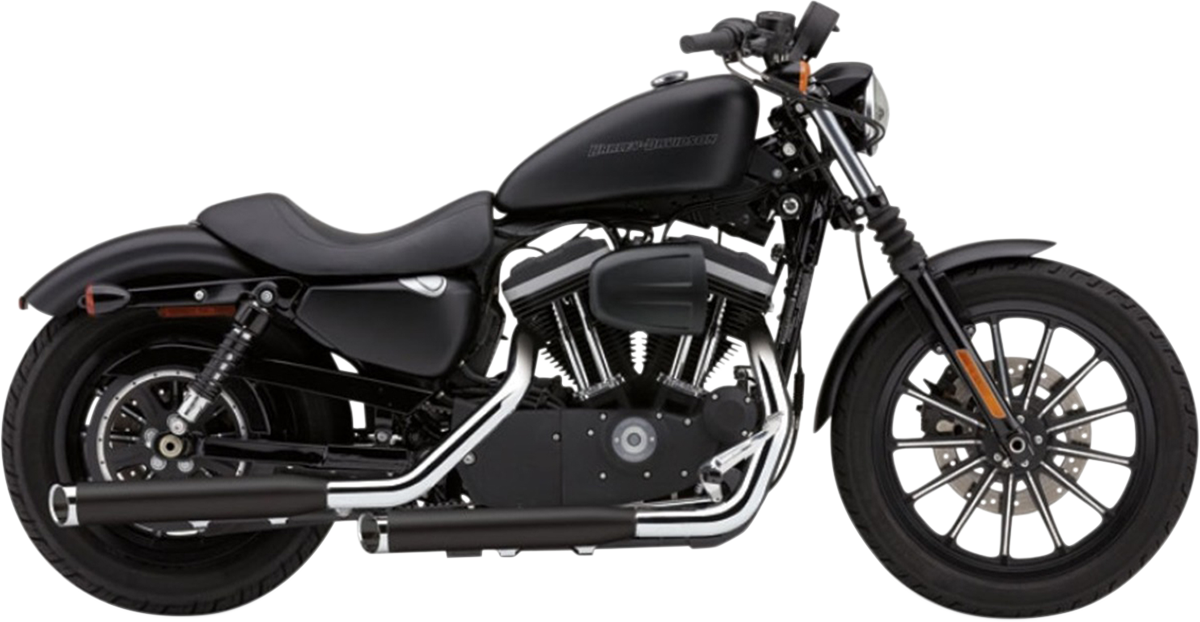 COBRA 3" SLIP-ON MUFFLERS FOR HARLEY-DAVIDSON 2014 - 2019 Raven Black 3" Slip-On Mufflers