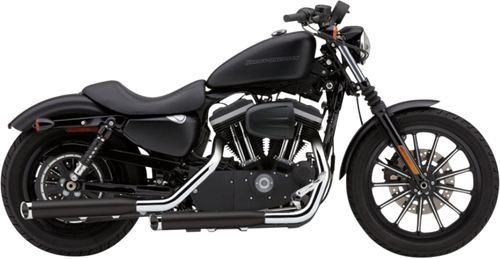 COBRA 3" SLIP-ON MUFFLERS FOR HARLEY-DAVIDSON 2014 - 2019 Raven Black 3" Slip-On Mufflers