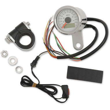 17/8" MINI PROGRAMMABLE ELECTRONIC SPEEDOMETERS WITH INDICATOR LIGHTS FOR HARLEY-DAVIDSON