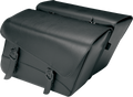 WILLIE & MAX LUGGAGE COMPACT BLACK JACK SADDLEBAGS SBAG BLK JACK LG SLANT