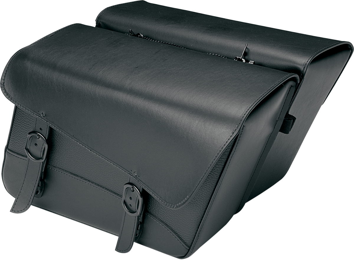 WILLIE & MAX LUGGAGE COMPACT BLACK JACK SADDLEBAGS SBAG BLK JACK LG SLANT