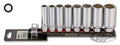 Juego Llaves Vaso Largo 12 Caras En Pulgadas 3/8" Socket Set Deep SAE