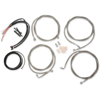 HANDLEBAR CABLE/BRAKE & CLUTCH LINE/WIRE KITS AND COMPONENTS FOR HARLEY-DAVIDSON