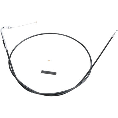 BRAIDED AND BLACK VINYL THROTTLE AND IDLE CABLES FOR HARLEY-DAVIDSON