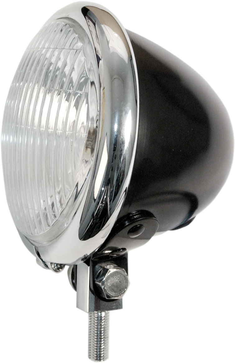 EMGO BATES STYLE 41⁄2" SPOTLAMPS S/LAMP SHELL 4.5" BLK/CHR