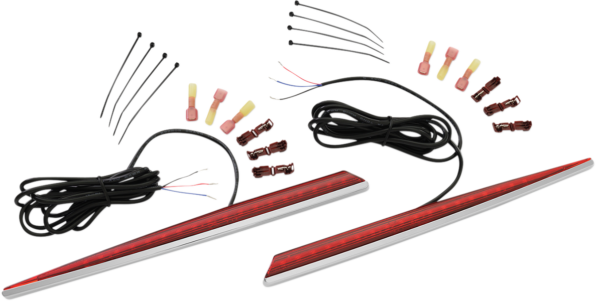 SHOW CHROME SADDLEBAG SIDE ACCENT LIGHTS SADDLEBAG SIDE LGHT GL180