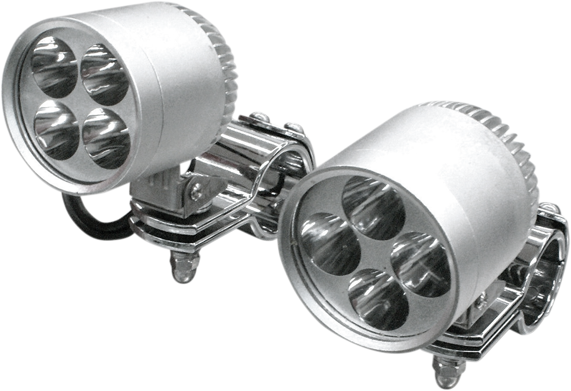 RIVCO PRODUCTS 2" LED DRIVING LIGHT KIT W/ 11/4​" CLAMPS LIGHT KIT DRIVING 2" LED