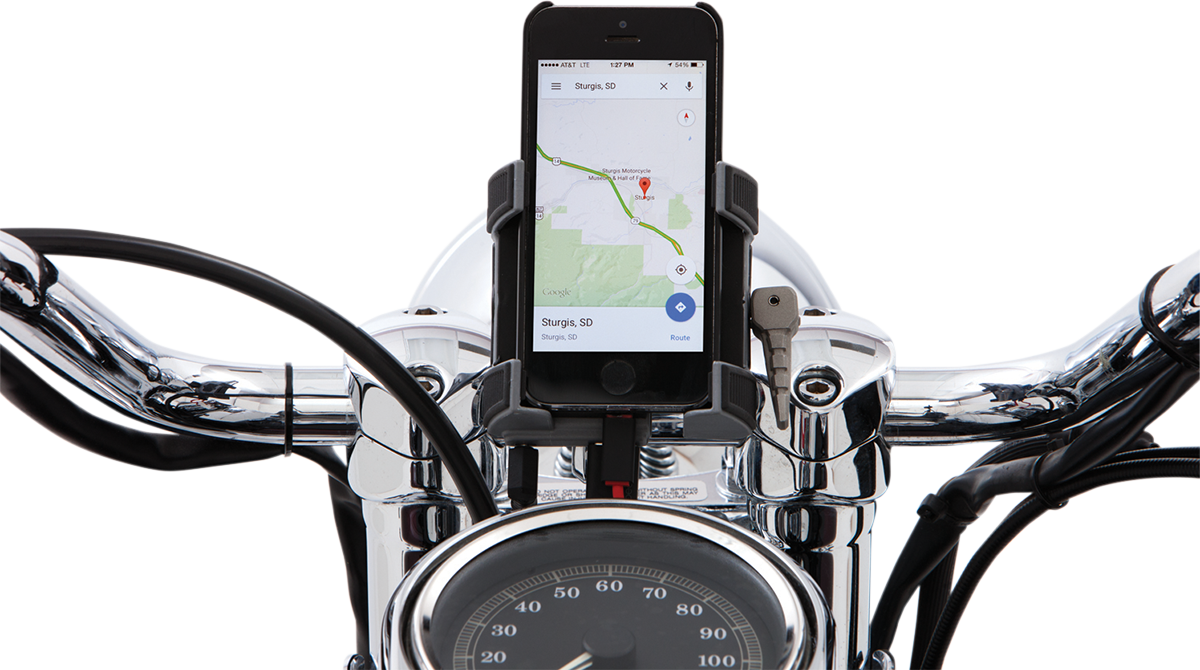 CIRO SMARTPHONE/GPS HOLDERS MOUNT 1.25" W/O CHG CHR