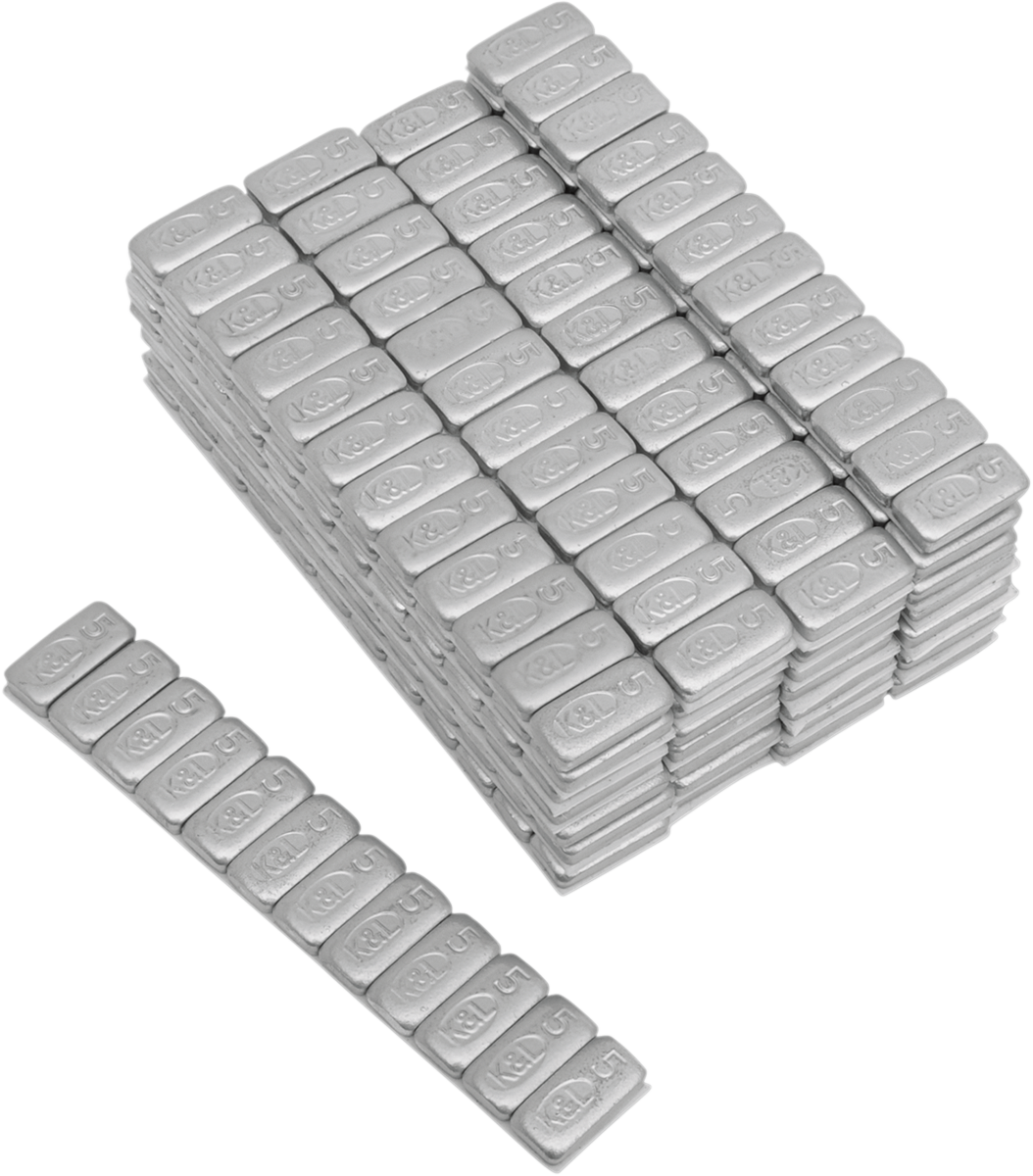 K&L SUPPLY QUICKSTICK WHEEL WEIGHTS STEEL STICK-ON 5GR SIL