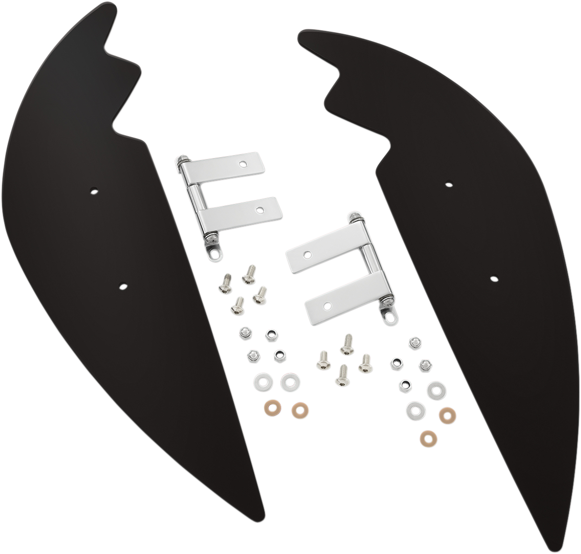 SHOW CHROME UPPER AND LOWER WIND DEFLECTORS WIND DEFLECTOR GL 1800