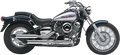 COBRA COMPLETE EXHAUST SYSTEMS FOR METRIC CRUISERS BLVD MUFF S/C V-STAR