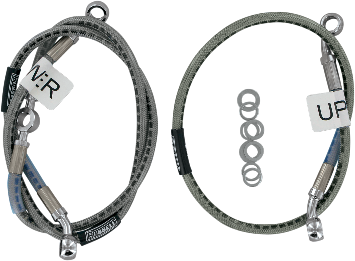 RUSSELL BRAKE LINE KITS FRT BRK LN 99-02 XV1600