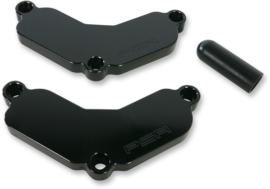 POWERSTANDS RACING AIR INJECTION BLOCK-OFF PLATES BLOCK OFF PLATE BLK