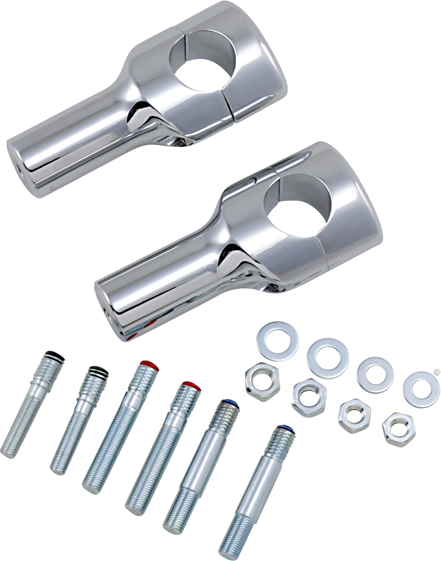 DRAG SPECIALTIES 11/2" BIG BUFFALO RISERS RISERS BIG BUF 4" CHR