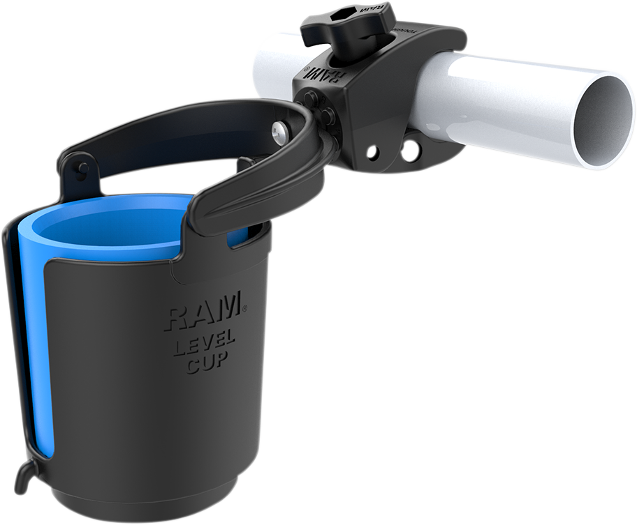 RAM MOUNT RAM TOUGH-CLAW™​ MOUNT WITH LEVEL CUP™​ DRINK HOLDER KIT LEVEL CUP TOUGH CLAW