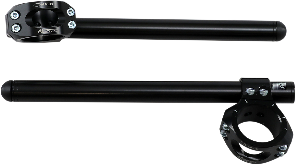 DRIVEN RACING HALO CLIP-ONS/RISER CLIP-ONS CLIP ON HALO 43MM BLK