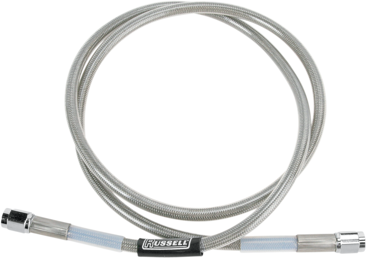 RUSSELL UNIVERSAL BRAIDED STAINLESS STEEL BRAKE LINES SS DOT BRAKE LINE 42"W/CL