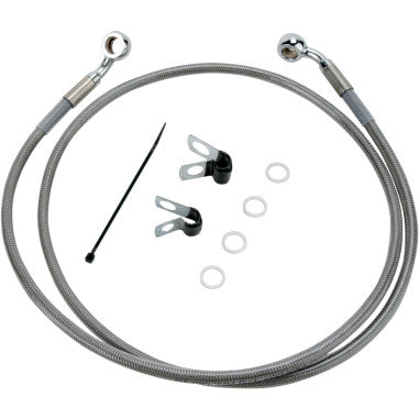 EXTENDED LENGTH STAINLESS STEEL BRAKE LINE KITS FOR HARLEY-DAVIDSON