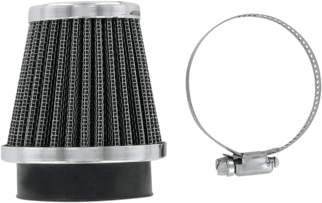 EMGO CLAMP-ON POD AIR FILTERS A-FLTR CHROME END 54MM