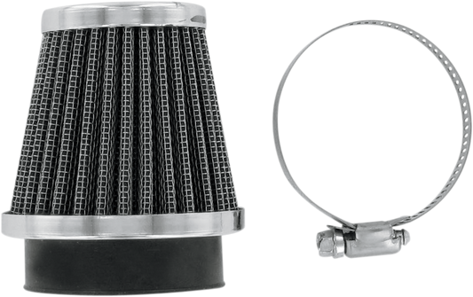 EMGO CLAMP-ON POD AIR FILTERS A-FLTR CHROME END 54MM