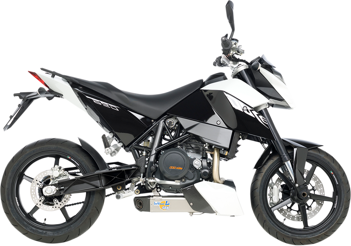 LEO VINCE UNDERBODY SLIP-ONS EXHAUST KTM690 DUKE EVO