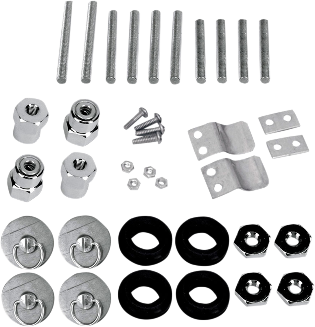 SADDLEMEN S4 QUICK-DISCONNECT SADDLEBAG DOCKING POST AND FASTENER KITS DOCKING POST KIT YAM