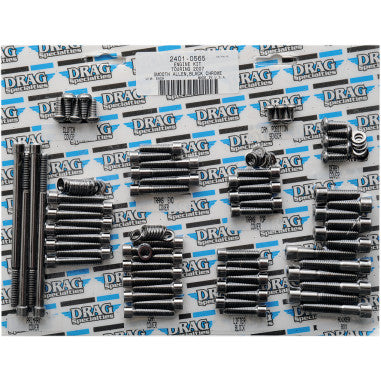 BLACK CHROME SOCKET-HEAD BOLT SETS FOR HARLEY-DAVIDSON