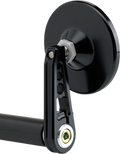 JOKER MACHINE BAR END MIRRORS MIRROR3 1/4BRND STEMD BLK