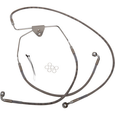 EXTENDED LENGTH STAINLESS STEEL BRAKE LINE KITS FOR HARLEY-DAVIDSON