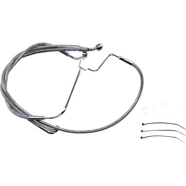 EXTENDED LENGTH STAINLESS STEEL BRAKE LINE KITS FOR HARLEY-DAVIDSON