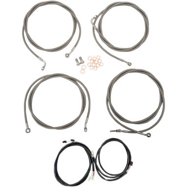 HANDLEBAR CABLE/BRAKE & CLUTCH LINE/WIRE KITS AND COMPONENTS FOR HARLEY-DAVIDSON