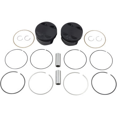 BLACK EDITION PISTON KITS FOR M-EIGHT FOR HARLEY-DAVIDSON