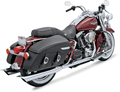 BASSANI XHAUST BAGGER TRUE DUAL HEADPIPES FOR HARLEY-DAVIDSON 1995 - 2008 Chrome Bagger True Dual Headpipes