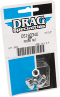 DRAG SPECIALTIES "CHROME WARE" ACORN NUTS ACORN 6 MM (5)