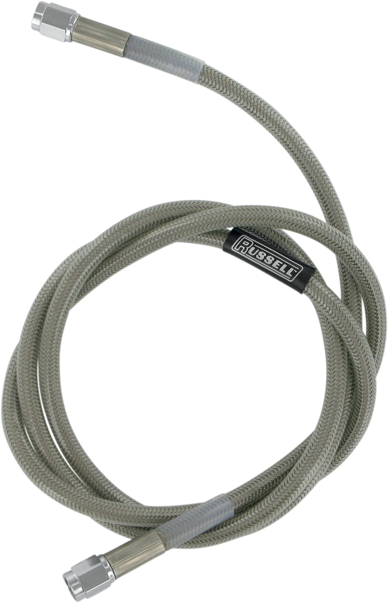 RUSSELL UNIVERSAL BRAIDED STAINLESS STEEL BRAKE LINES SS DOT BRAKE LINE 56"W/CL