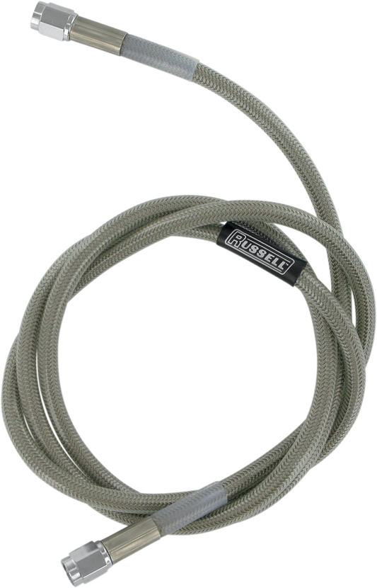 RUSSELL UNIVERSAL BRAIDED STAINLESS STEEL BRAKE LINES SS DOT BRAKE LINE 56"W/CL