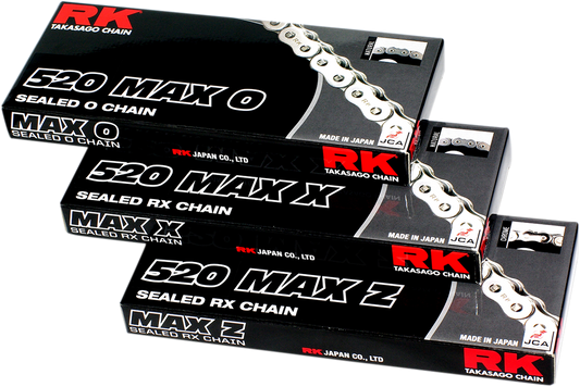 RK RK MAX SERIES DRIVE CHAIN CHAIN 520MAX-O X 100 LINK