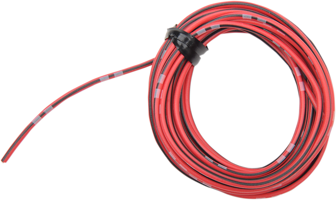 SHINDY COLORED WIRING WIRE OEM 14A 13' RED/BLK