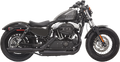 BASSANI XHAUST 3" FIREPOWER SERIES SLIP-ON MUFFLERS FOR HARLEY-DAVIDSON 2014 - 2019 Black 3" Firepower Series Slip-On Mufflers