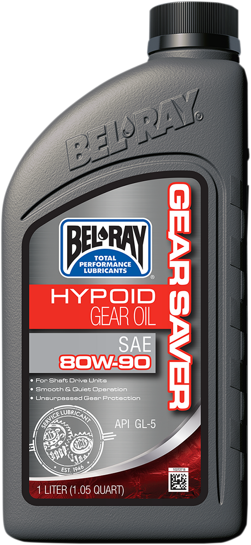Aceite Caja Cambios Bel-Ray 80W-90 Gear Saver Hypoid Motorcycle Gear Oil