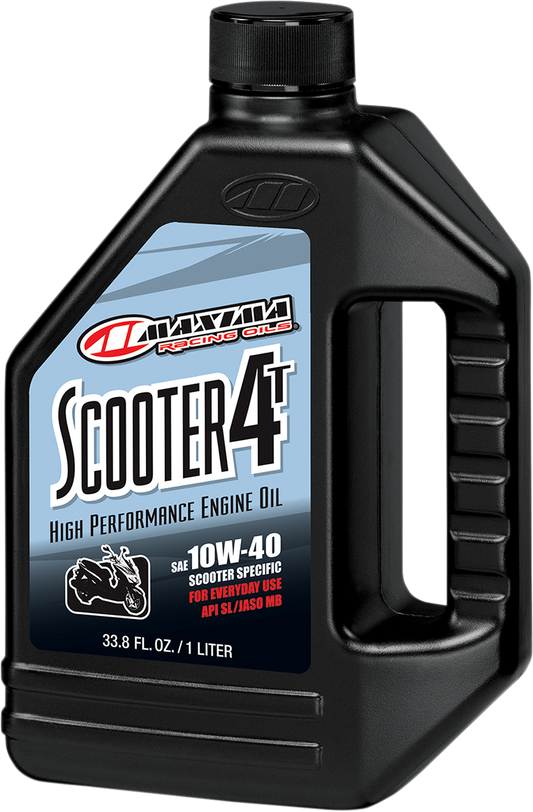 Aceite Motor Maxima 10W-40 Scooter Mineral 4T Engine Oil 1L
