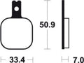 Pastillas de freno Tecnium MA156 Orgánicas TECNIUM MA156