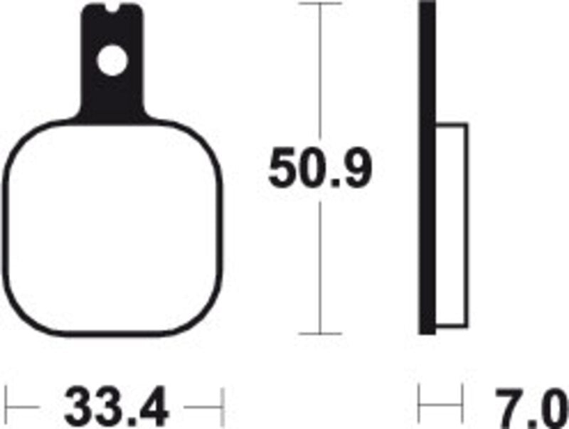 Pastillas de freno Tecnium MA156 Orgánicas TECNIUM MA156